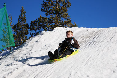 Bear Valley Sledding and Tubing hill