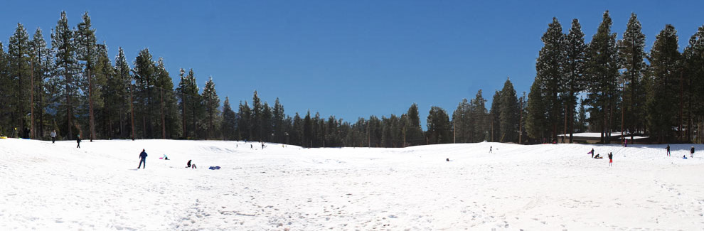 Incline Village snow play area, Nevada