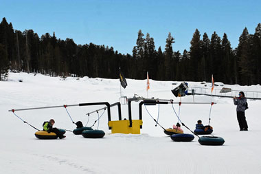 Planet Kids tube carousel at Soda Springs Mountain Resort, CA