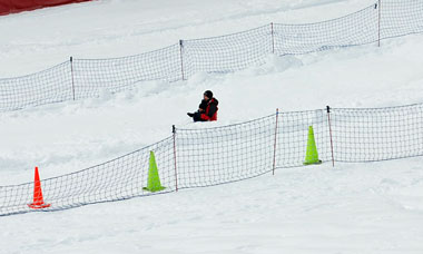 Tahoe Donner sledding hill, Truckee, CA