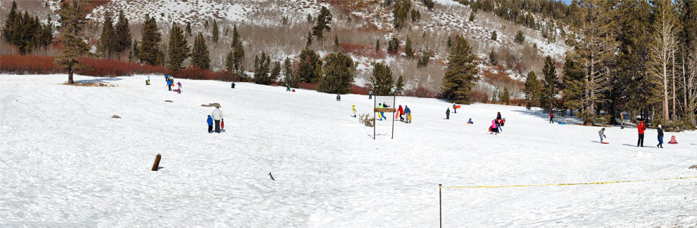 Tahoe Meadows snow play, Nevada