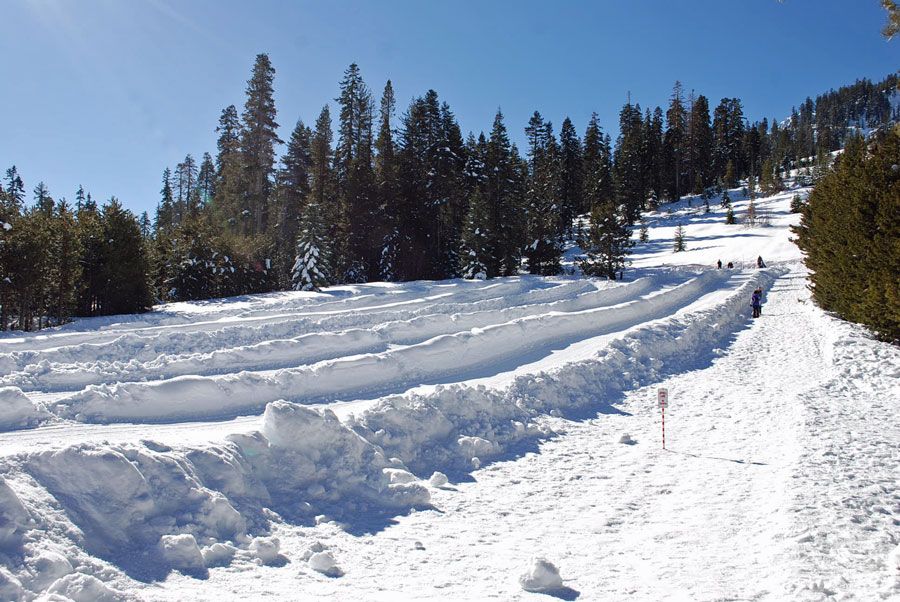 sledding hill, Adventure Mountain, Echo Summit, CA