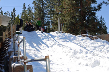 Hansen's Resort sliding hill, South Lake Tahoe, CA