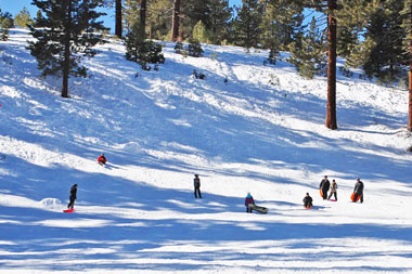 Spooner Summit snow play area, Nevada