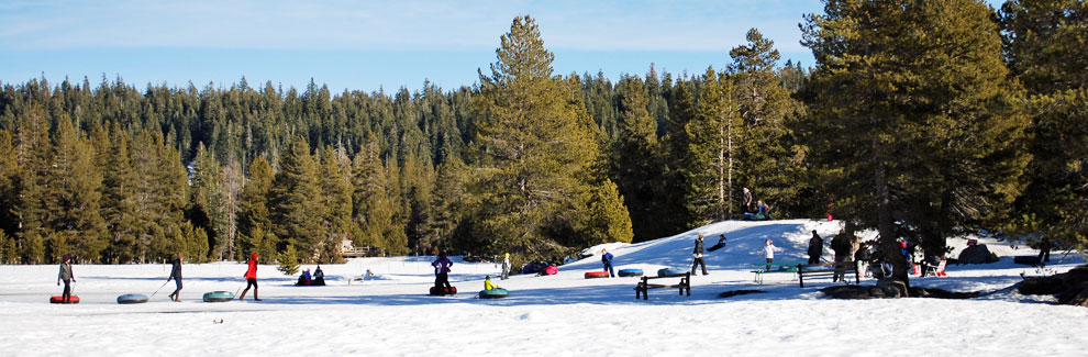 Bear Valley snow play, California